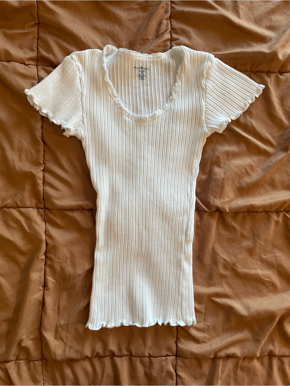 Brandy Melville white McKenna top